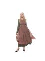 Women Renaissance Victorian Medieval Long Defined Waist Dress