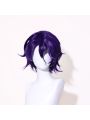Honkai:Star Rail Dr.Ratio Cosplay Wig Dark purple Short Wig 02
