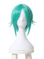 Land of the Lustrous Phosphophyllite Short Green Synthetic Anime Cosplay Woman Wigs