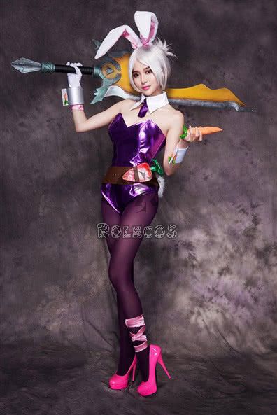 Customize LOL Dragonblade Riven Cosplay Costume Armor