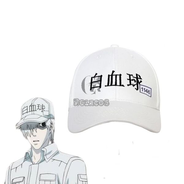 Hataraku saibou boné de beisebol unissex, chapéu para as células de  trabalho, letras em t, chapéu