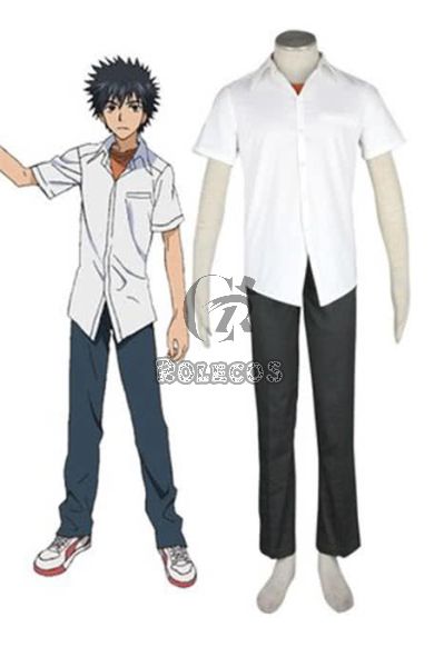 A Certain Magical Index Toaru Majutsu No Index Toaru Kagaku No Railgun  Accelerator Cosplay Costume