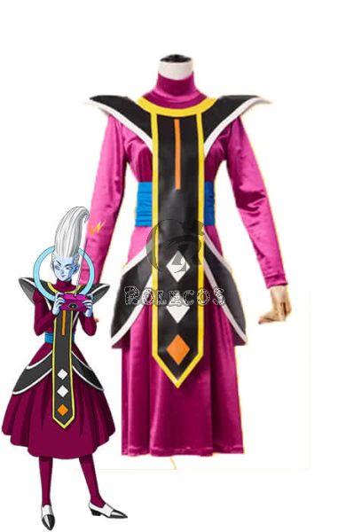 Dragon Ball Super Whis Purple Anime Cosplay Costumes for Sale