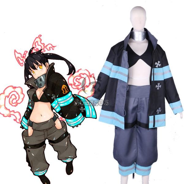 Anime Fire Force Cosplay Pants - Tagotee