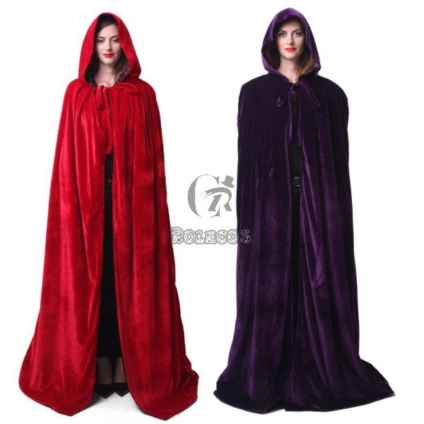 Halloween Costume Witch Cloak COS Witch Death Cloak Vampire Magic Cloak ...