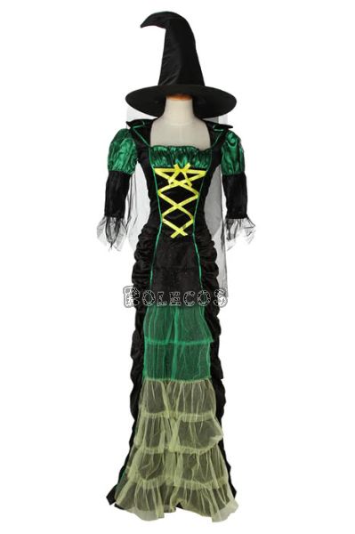 Cykxtee green/black costume dress deals