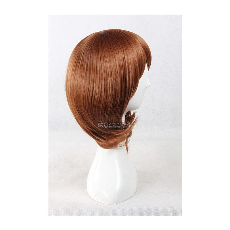 Anime K-On Yui Hirasawa Short Brown Cosplay Wig