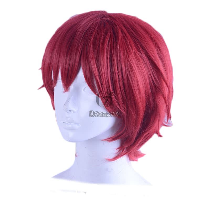 Assassination Classroom Karma Akabane Red Short Cosplay Wig