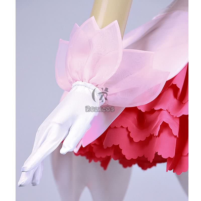 Cardcaptor Sakura Sakura Kinomoto Clear Card Pink Dress Cosplay Costumes