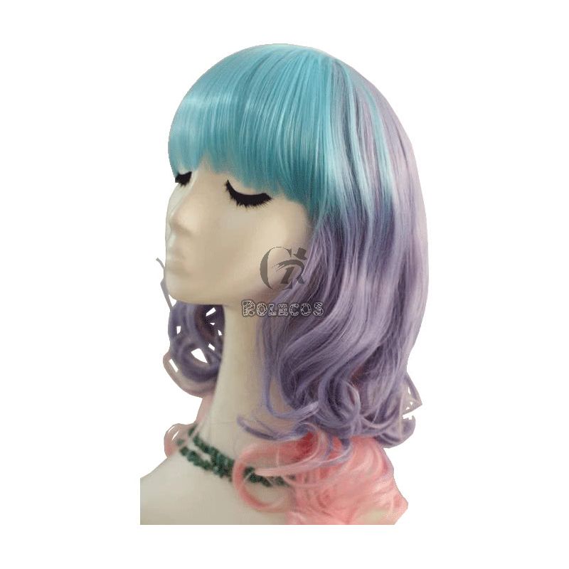 40cm Medium Gradient Lolita Curly Wave Cosplay Wigs