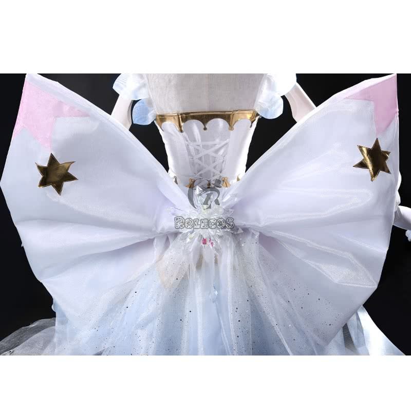 Cardcaptor Sakura Sakura Kinomoto Ice Angel White Dress Cosplay Costume