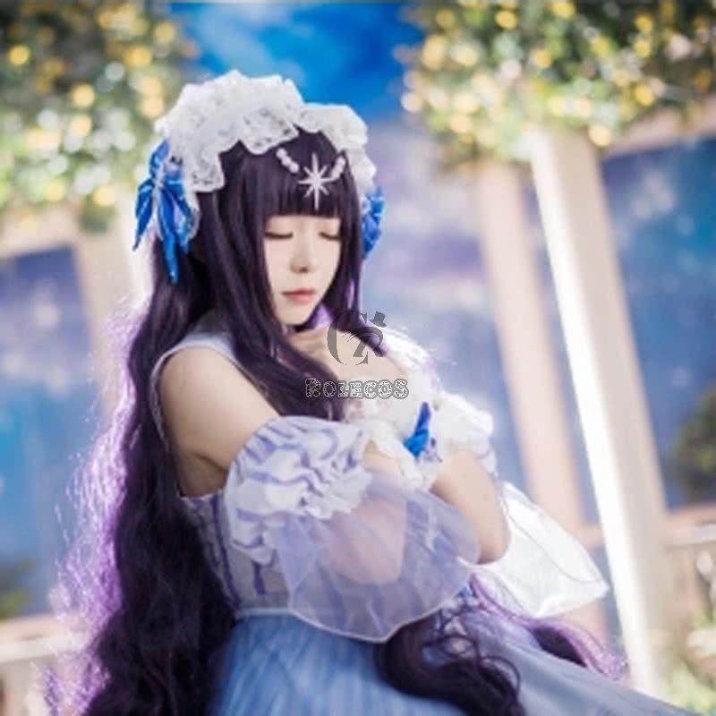 Cardcaptor Sakura Tomoyo Daidouji Lolita Blue Dress Cosplay Costumes