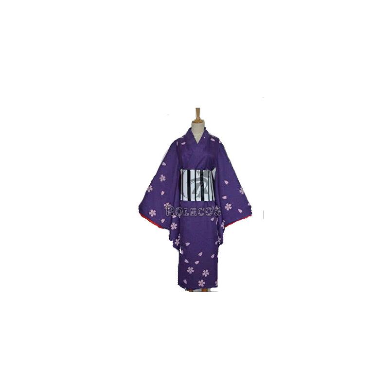 Rurouni Kenshin Himura Kenshin Red Blue Kimono Cosplay Costume