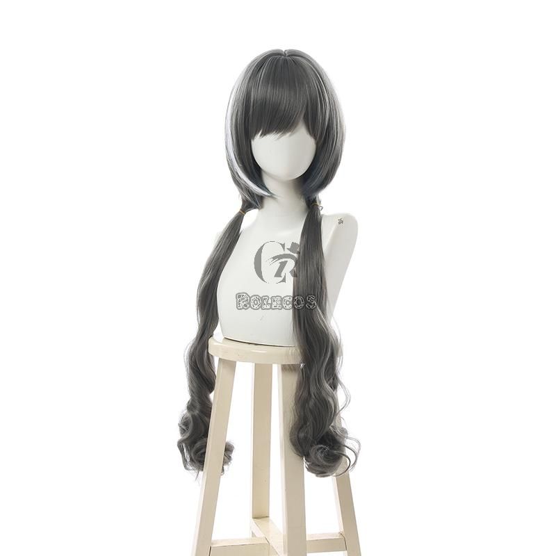 90cm Princess Connect! ReDive Kiruya Momochi Grey Long Cosplay Wigs