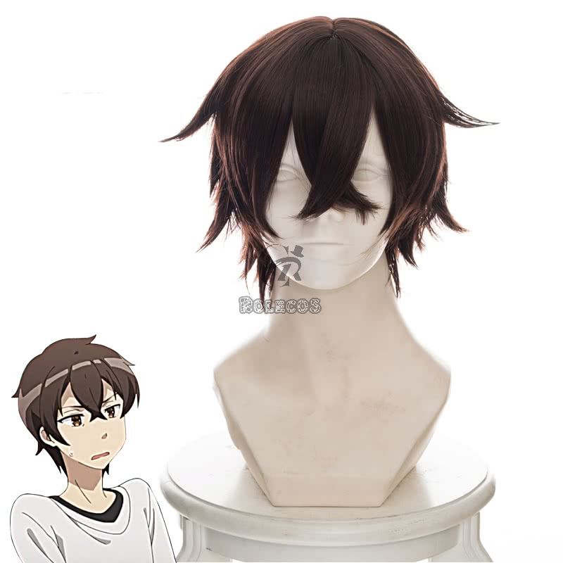 A Sister's All You Need Hashima Itsuki Brown Short Cosplay Wigs