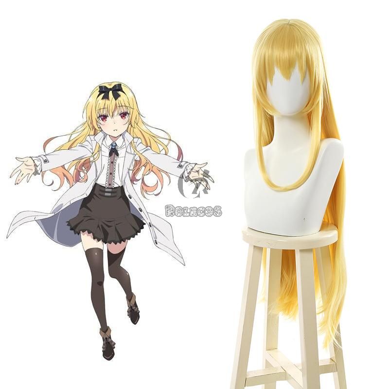 Arifureta From Commonplace to World's Strongest Yue Blonde Long Cosplay Wigs 