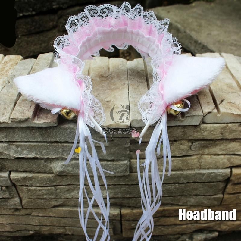 Lace white headband