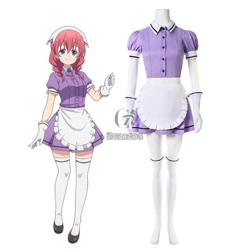 Blend S Miu Amano Purple Anime Cosplay Costumes