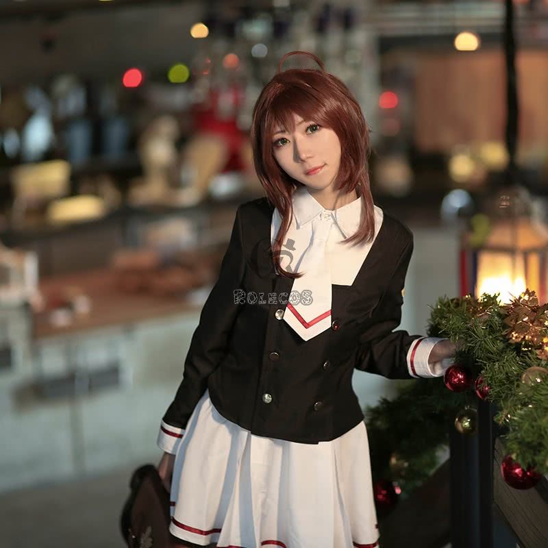Cardcaptor Sakura Clear Card Anime Cosplay Costume Tomoyo School Uniform Cosplay
