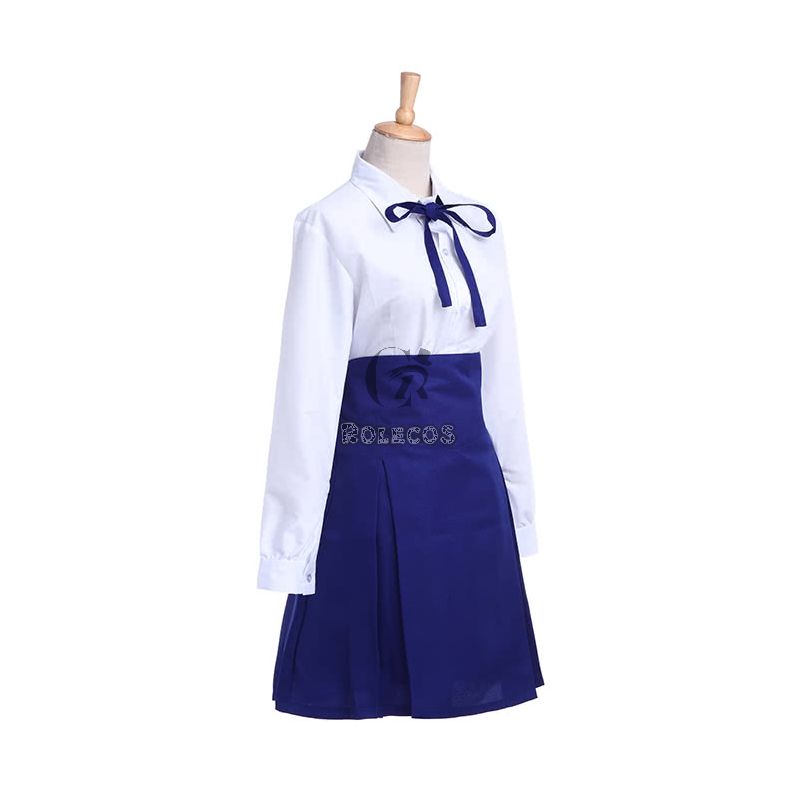 Fate Stay Night Casual Saber Uniform Dress Cosplay Costume New Fancy Dress
