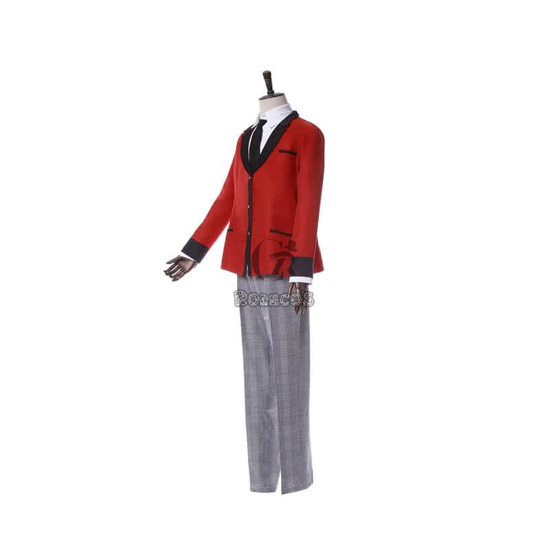 Kakegurui Ryouta Suzui Red Uniform Cosplay Costumes