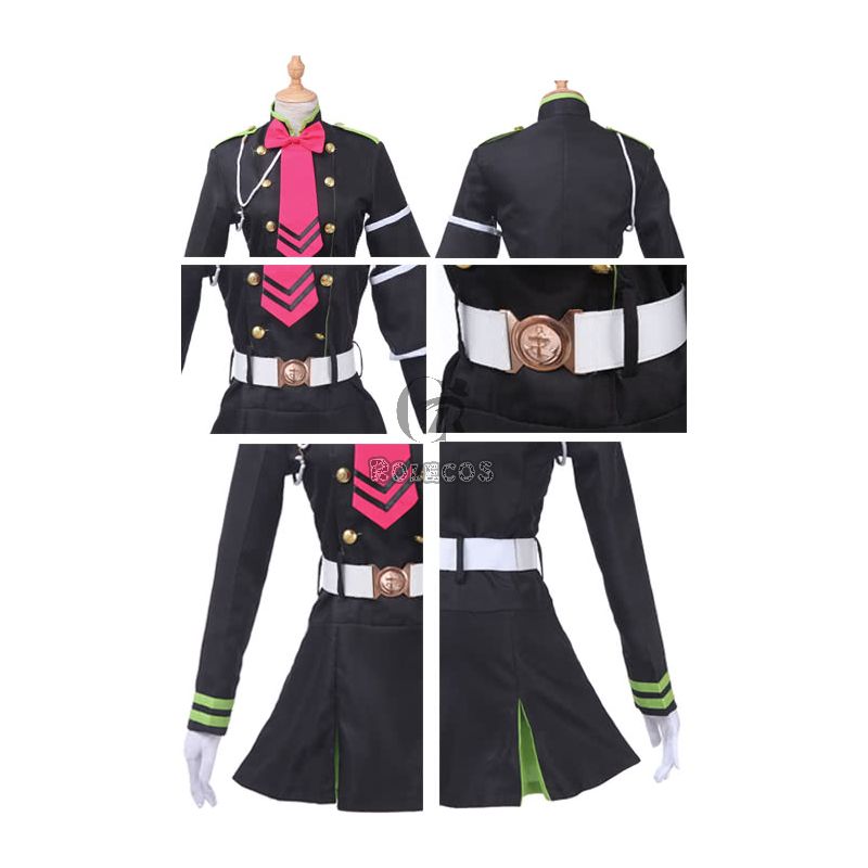 Seraph of the End Hiiragi Shinoa Cosplay Costumes