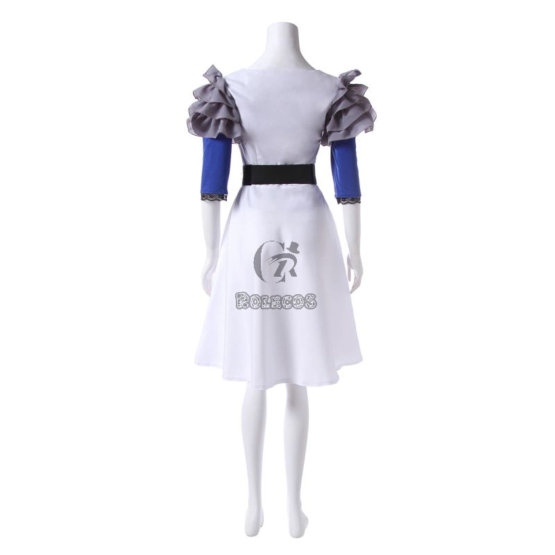 Tokyo Ghoul Rize Kamishiro Fancy White Dress Cosplay Costume