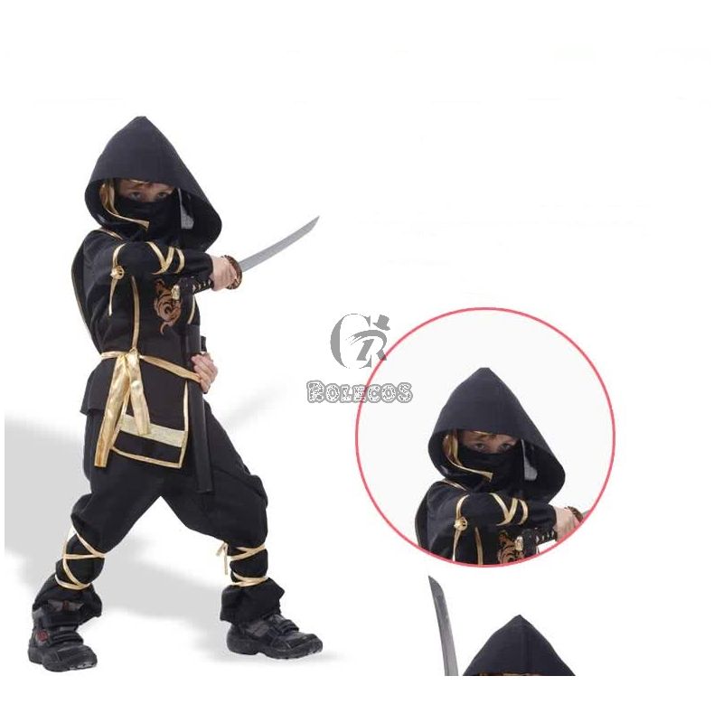 Black Ninja Cosplay Set