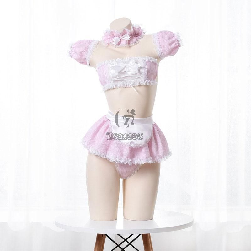 Cute Maid Sexy Lingerie 4 Colors Cosplay Costume