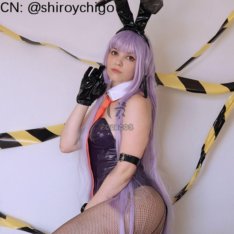 Danganronpa Kyouko Kirigiri Purple Bunny Girl Cosplay Costume