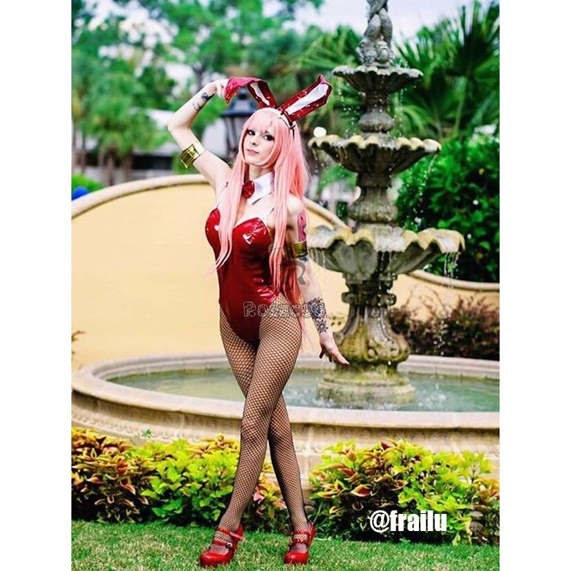 DARLING in the FRANXX Anime Cosplay Costumes 02 Zero Two Bunny Girl Cosplay Costume