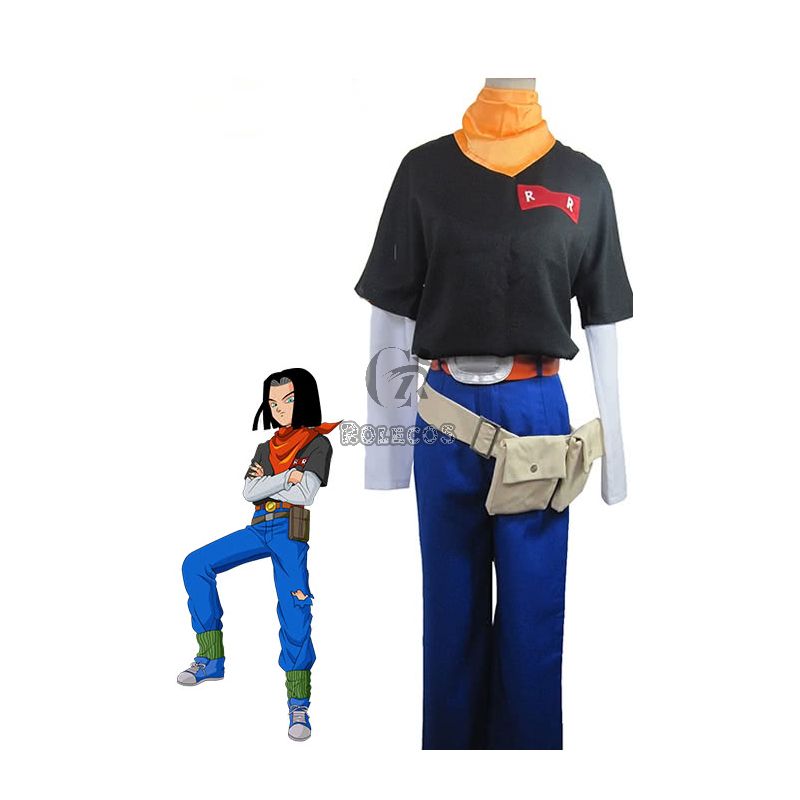 Dragon Ball Z Android No.17 Cosplay Costume