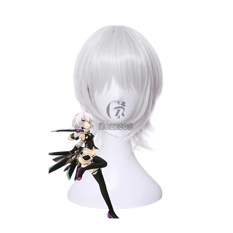 Fate/Apocrypha Assassin of Black Jack the Ripper White Cosplay Wigs 