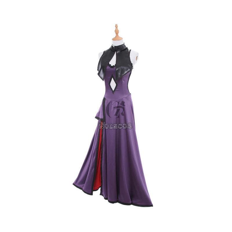 Fate/Grand Order Fate Go Black Ruler Jeanne d'Arc Long Purple Dress ...