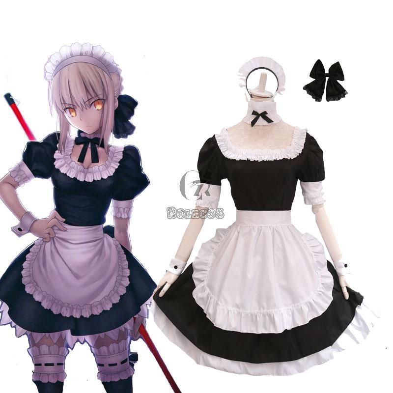 Fate Grand Order Nero Maid Cosplay Costume