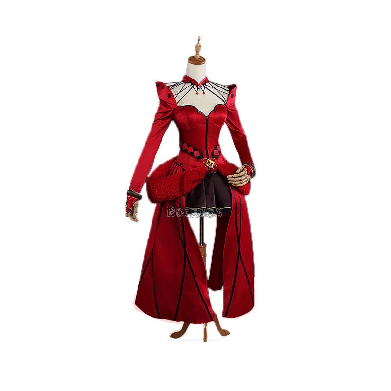 Fate/Grand Order Tohsaka Rin Fancy Dress Cosplay Costume