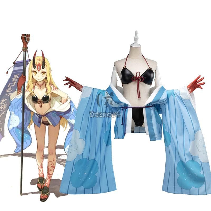 FateGrand Order Ibaraki Douji Anime Swimsuit Cosplay Costume