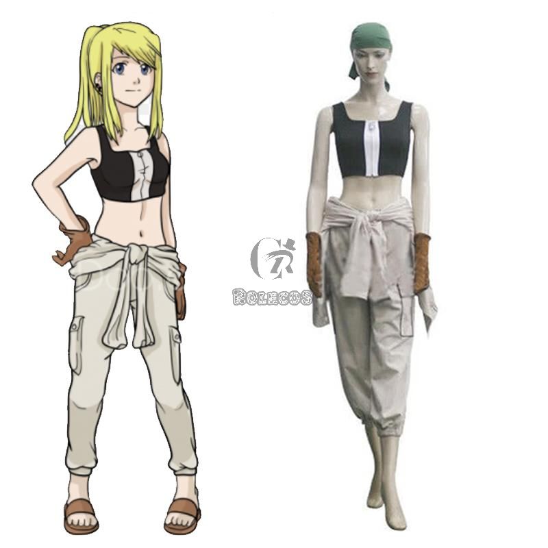 Fullmetal Alchemist Brotherhood Winry Rockbell  Cosplay Costume Custom Made