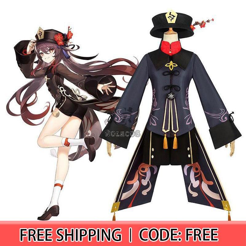 Game Genshin Impact Hutao Cosplay Costume