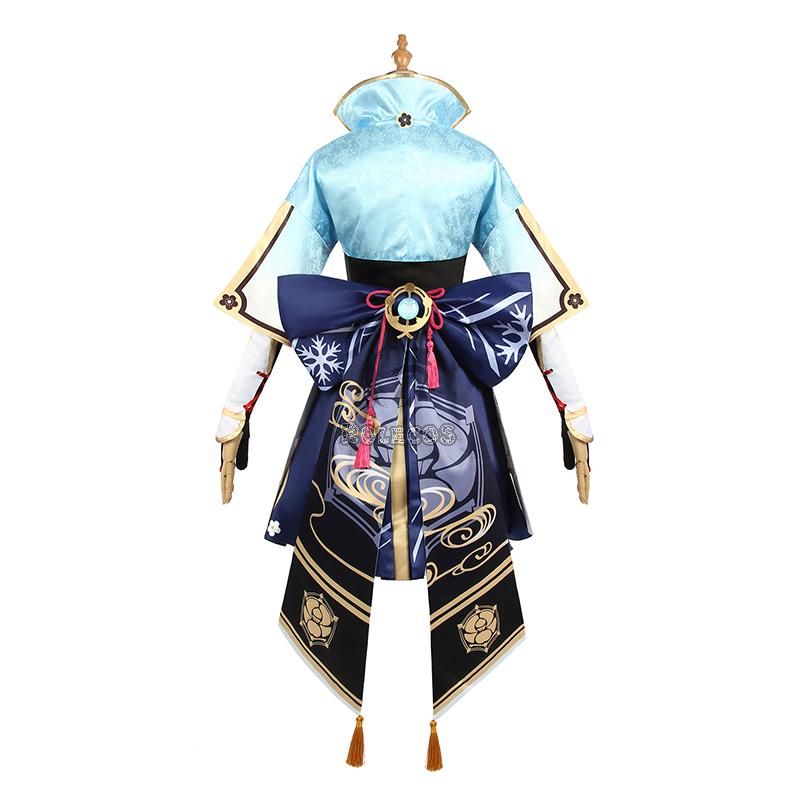 Game Genshin Impact Ayaka Cosplay Costume 