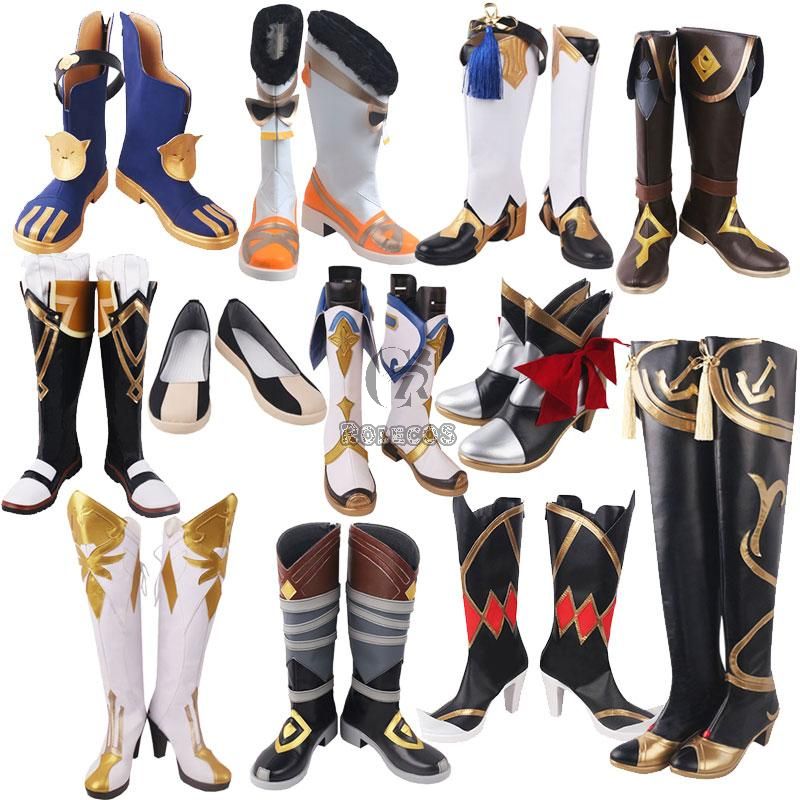 Game Genshin Impact Cosplay Shoes 12 Style
