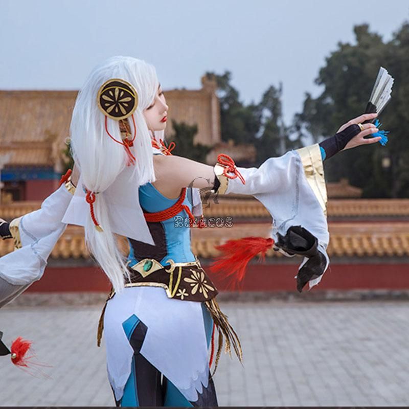 Game Genshin Impact Shenhe Shen li Cosplay Costume 