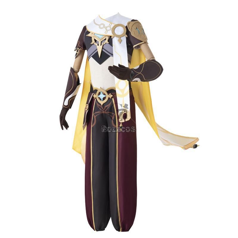 Game Genshin Impact Traveler Male Cosplay Costume