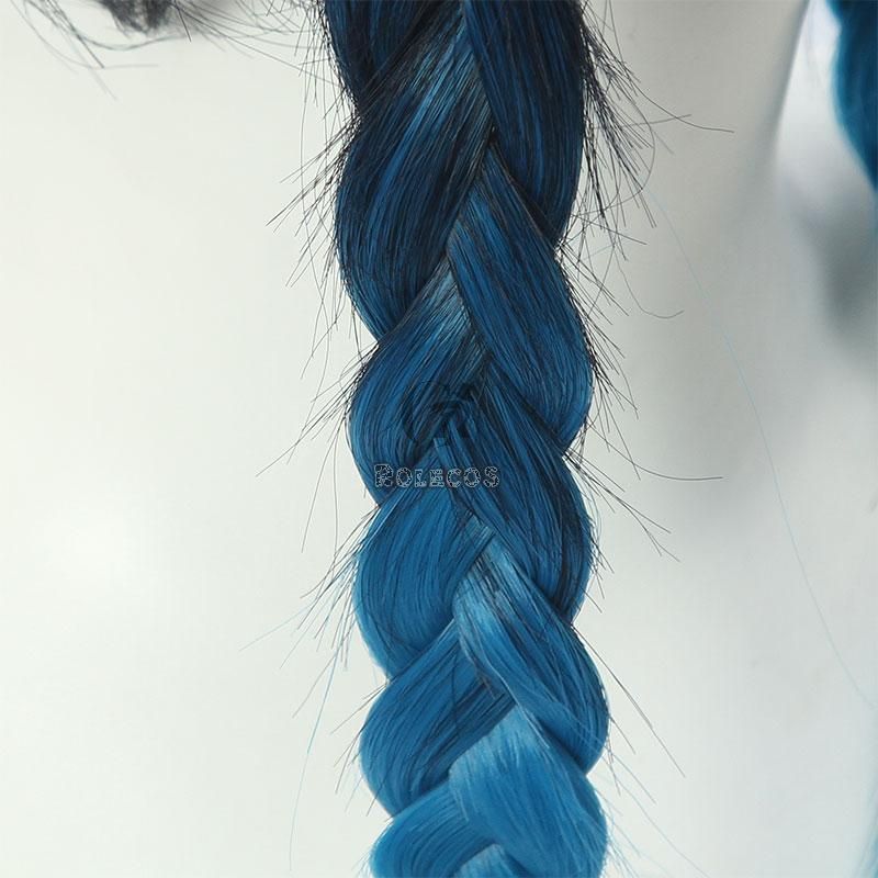 Game Genshin Impact Venti Blue Gradient Cosplay Wigs