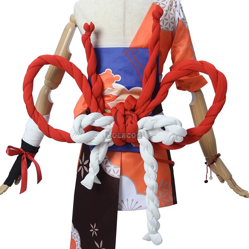Game Genshin Impact Yoimiya Cosplay Costume 