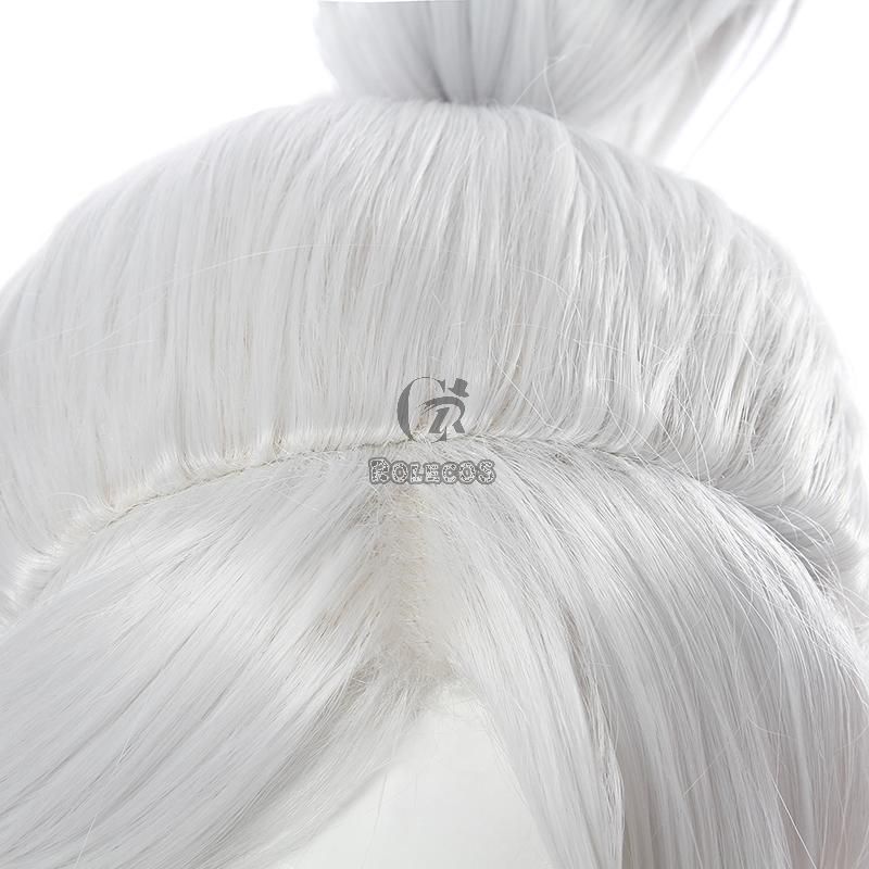 Game Valorant Project A Jett White Cosplay Wigs