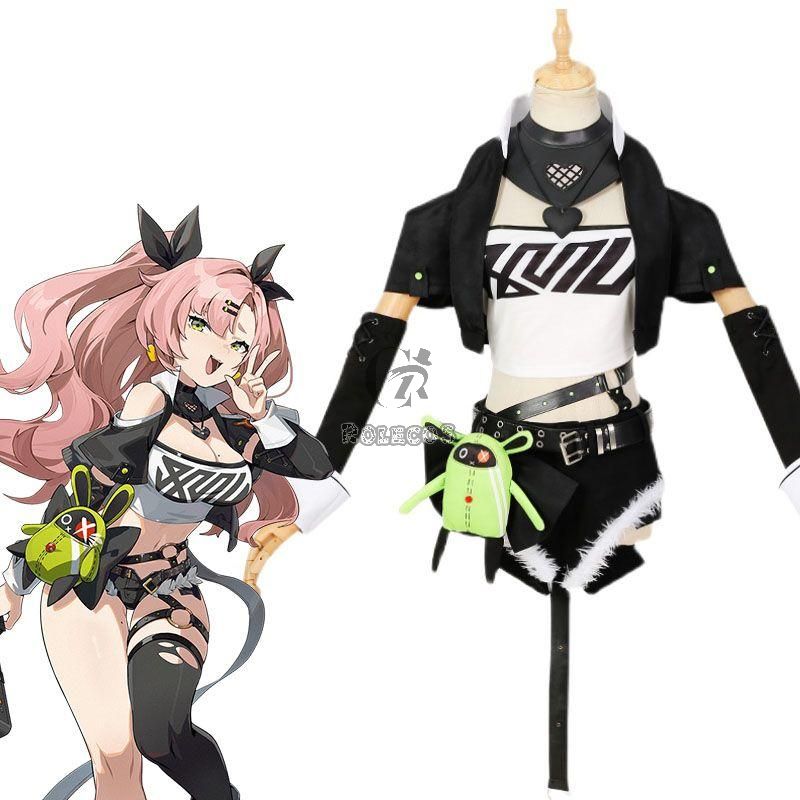 Anime Game Zenless Zone Zero Ling Random Dress Play Store Manager Uniform  Cosplay Costume Halloween Women Free Shipping 2022 New