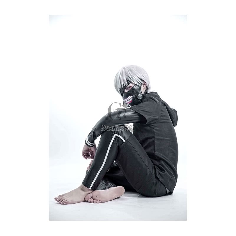 Tokyo Ghoul Ken Kaneki Anime Cosplay Costumes Battle Suits