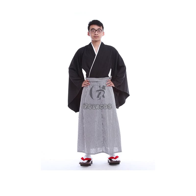 Anime Samurai Men's Kimono Cosplay Costume  Samurai clothing, Japanese  traditional clothing, Japanese outfits