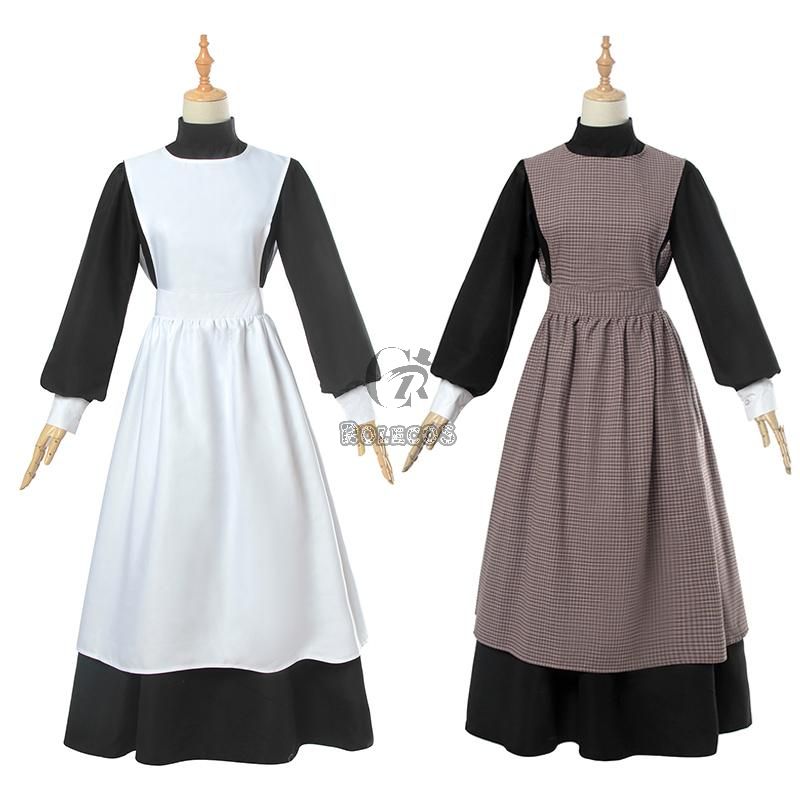 Halloween Vintage Dress Two Colors Cosplay Costume